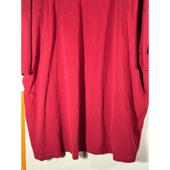 Vintage Nike Y2K Center Swoosh Red Shirt‎ Size XXL - Picture 8 of 9